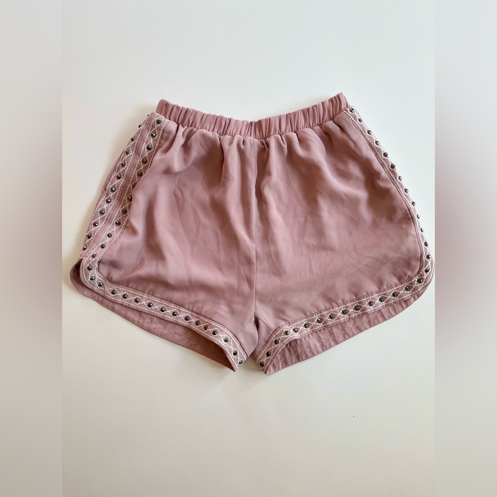Soprano Studded & Embroidered Shorts